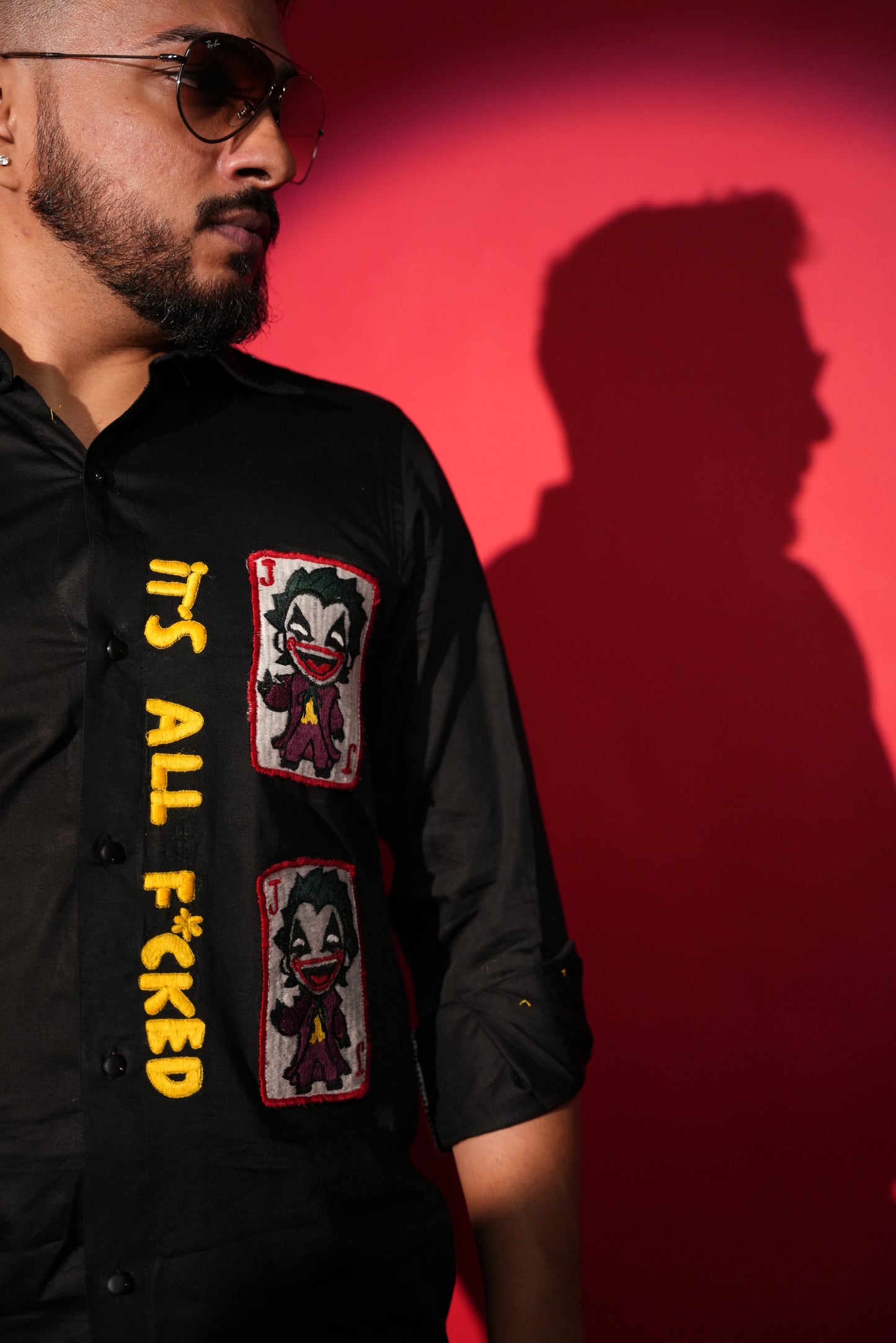 Chaos Theory Hand-Embroidered Shirt