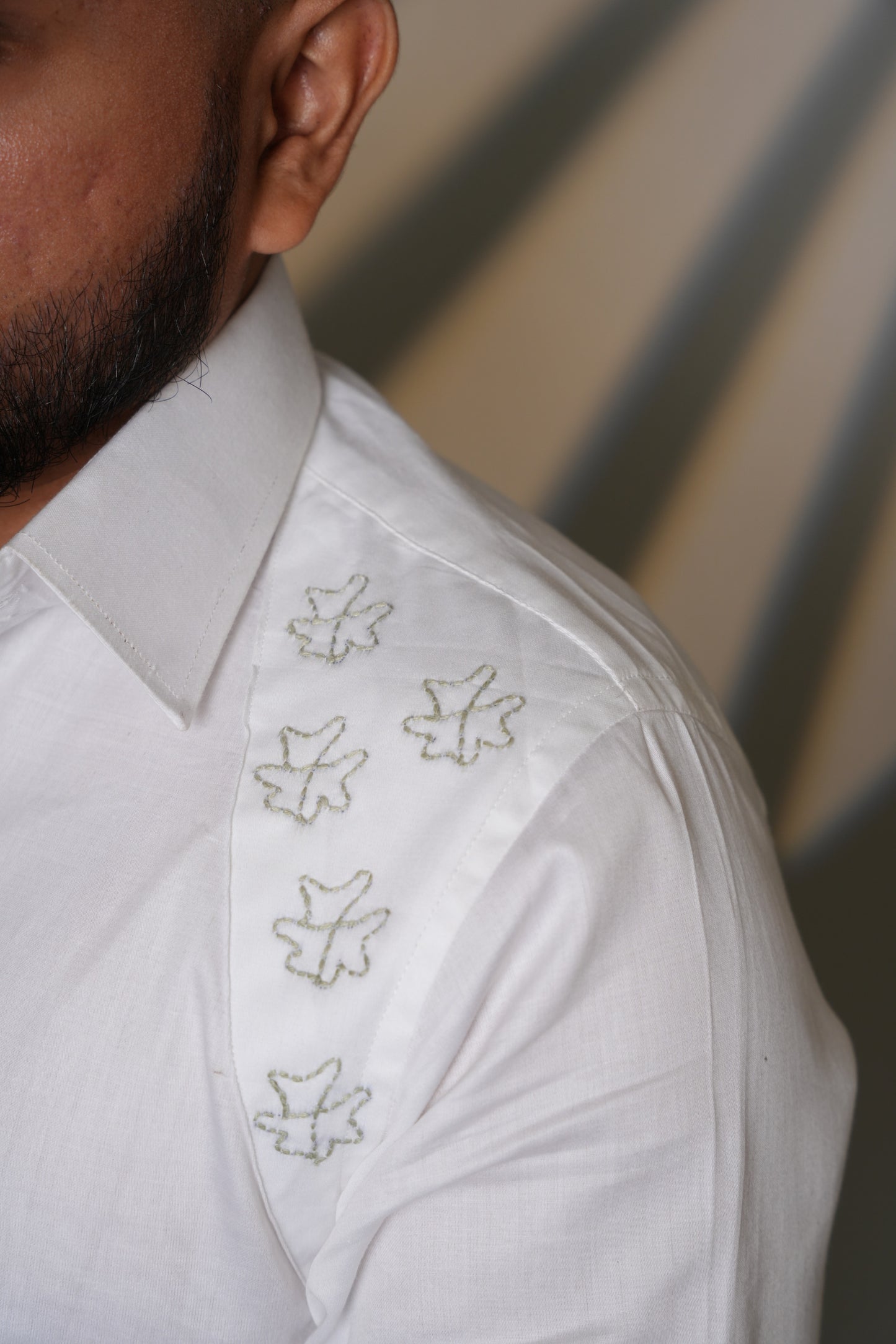 Jellyfish Hand-Embroidered Shirt